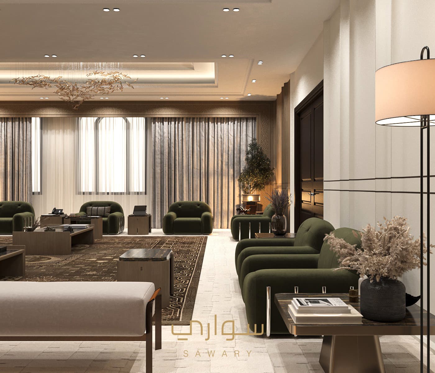 منظر داخلي لمشروع تصميم من تنفيذ سواري — صورة 2 من 40