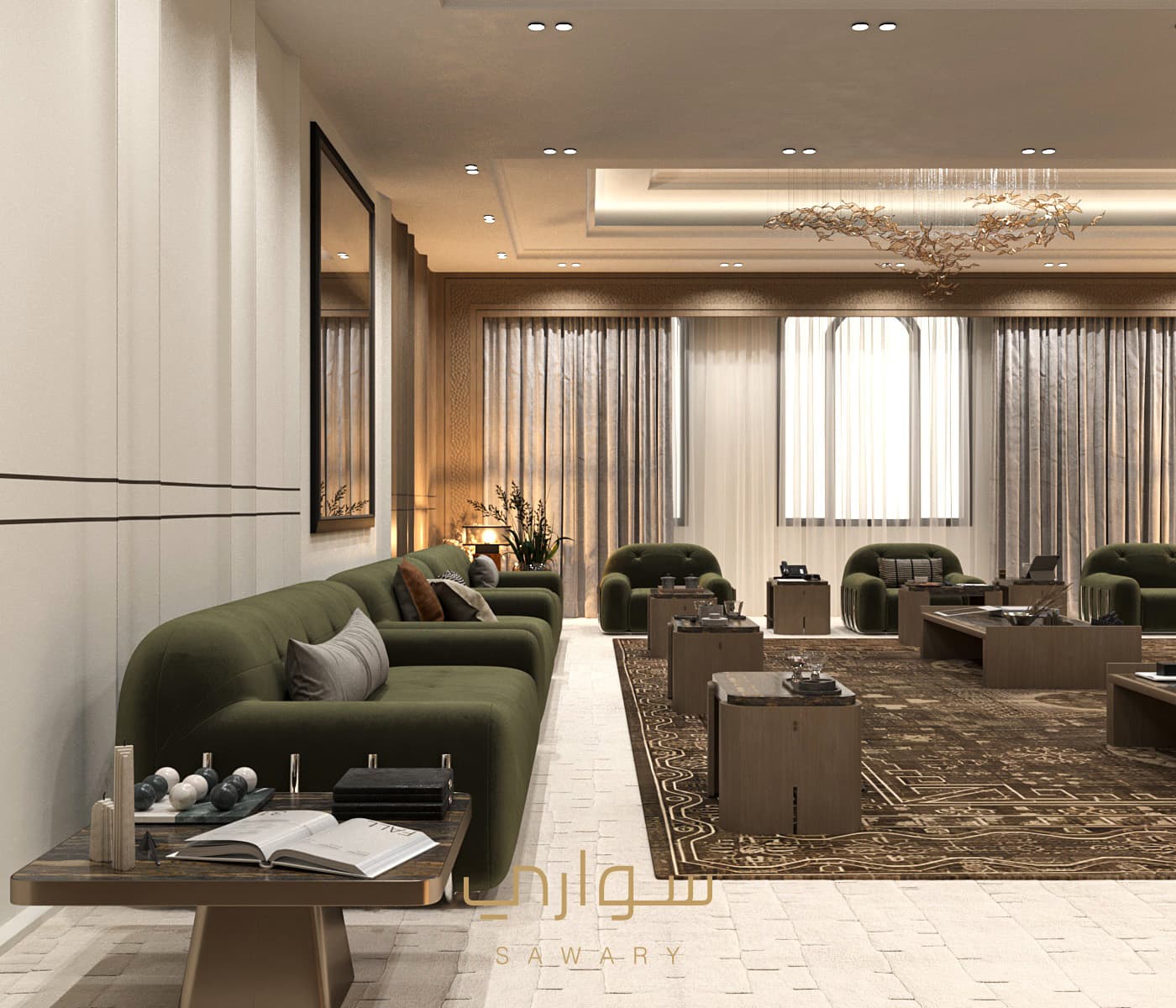 منظر داخلي لمشروع تصميم من تنفيذ سواري — صورة 4 من 40