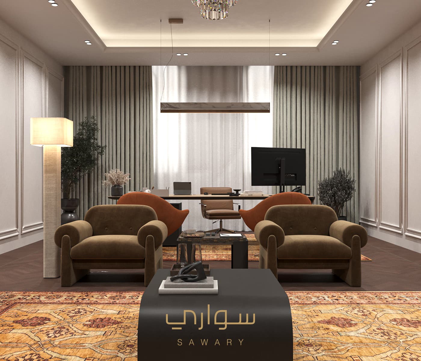 منظر داخلي لمشروع تصميم من تنفيذ سواري — صورة 2 من 37