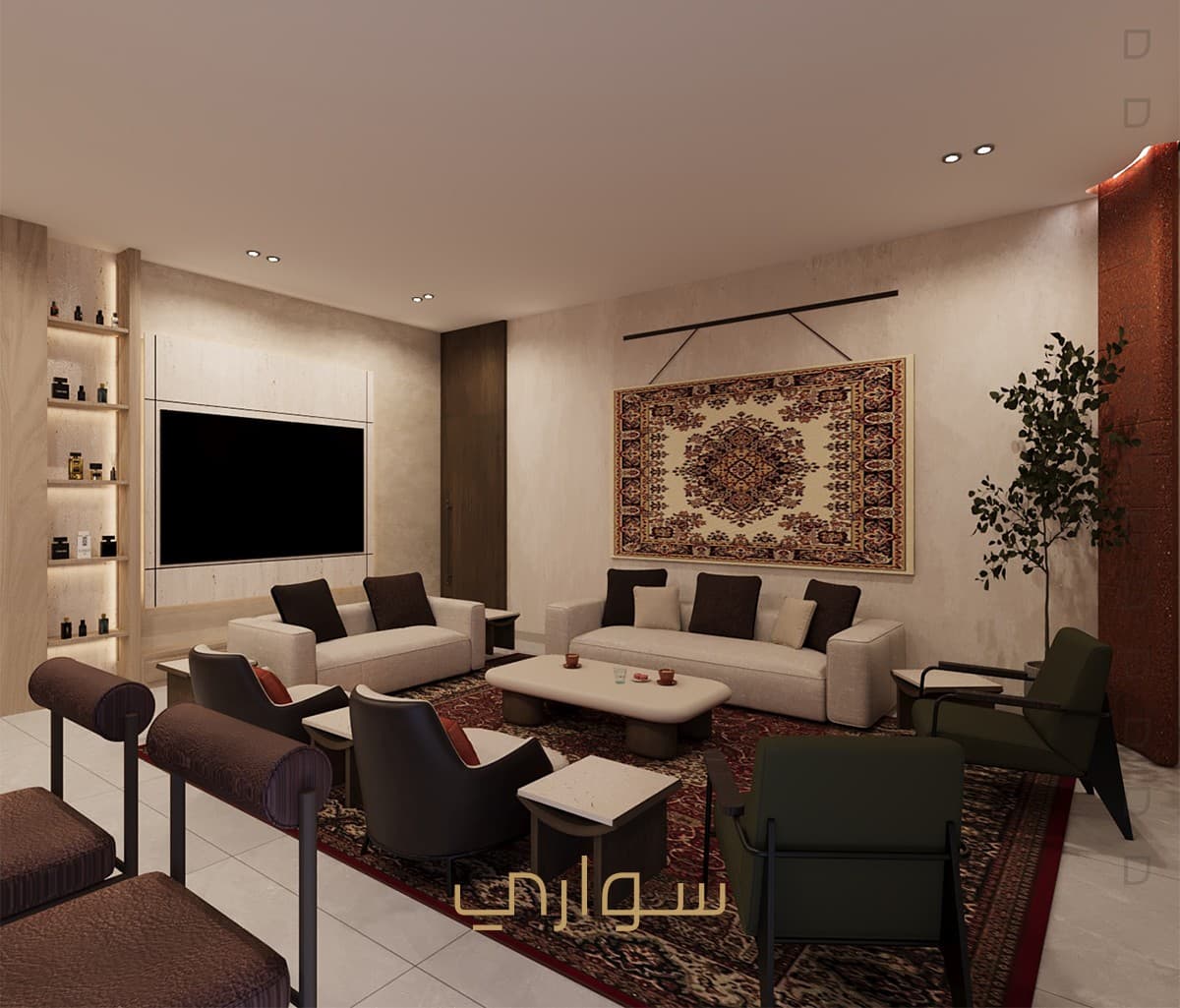 منظر داخلي لمشروع تصميم من تنفيذ سواري — صورة 22 من 33