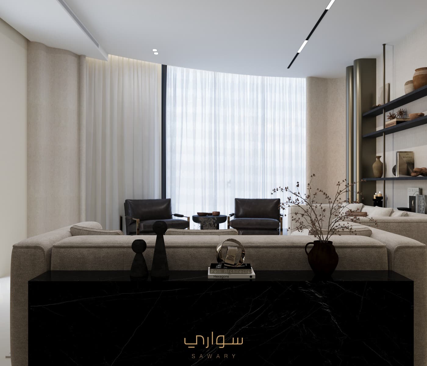 منظر داخلي لمشروع تصميم من تنفيذ سواري — صورة 47 من 72