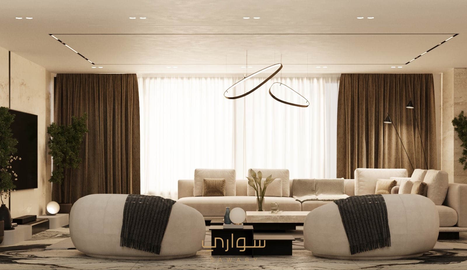 منظر داخلي لمشروع تصميم من تنفيذ سواري — صورة 51 من 116
